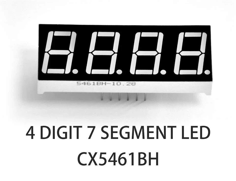 Đèn LED 7 đoạn gồm 4 chữ số